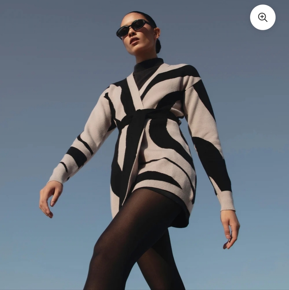 $245 DIARRABLU Elma Knit Cardigan